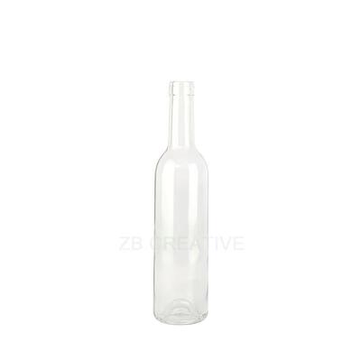 Chất lượng 375ml chai rượu vang thủy tinh Bordeaux Demi / Split (320g với 18mm Punt) cho các nhà máy rượu vang và đồng đóng gói Bắc Mỹ nhà máy