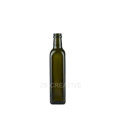 Ποιότητα 375ml Marasca Glass Bottle with 360g Heavy-Base and DIN 31.5 Screw Top for Olive Oil Εργοστάσιο