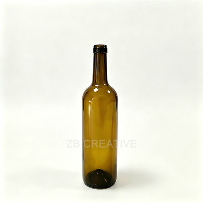 Kalite 750ml Hafif Mantar Kaplamalı Bordeaux Şarap Şişeleri (410g Eko-Ağırlık) | Yüksek Hızlı Şişeleme Uyumlu (Model 1702K-7A) fabrika